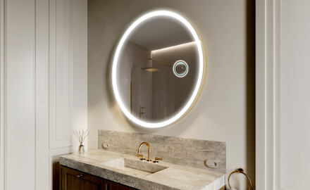 Rond Illumination LED Miroir Sur Mesure Eclairage Salle De Bain L76