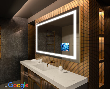 Smart Miroir Mural Rectangulaire Avec Lumiere LED L15